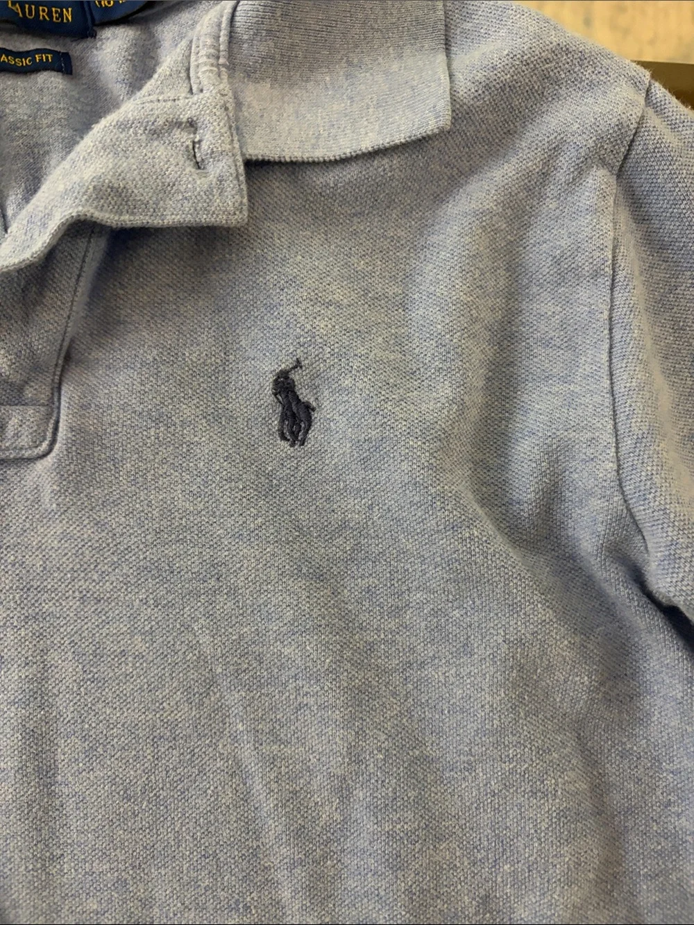 Ralph Lauren Light Blue Long-Sleeve Polo Shirt